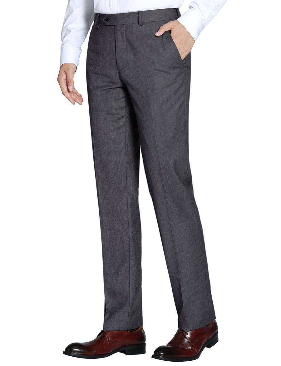 Men's Bithermic Charcoal Grey Lawyer Dress Pant