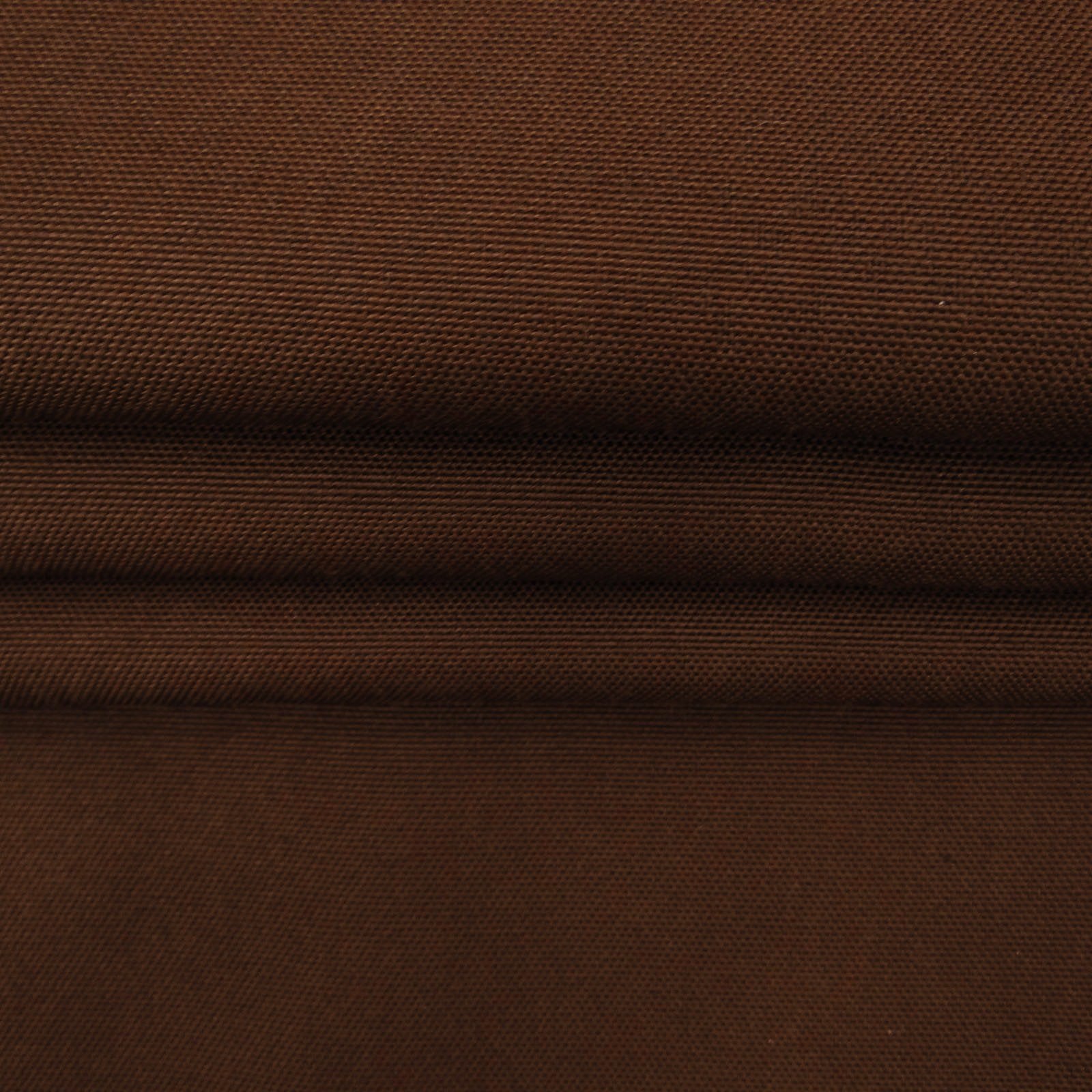 Close-up of the solid brown weave fabric for the Avalon Collection - Regular Fit Men's Suit 3 Button 3 Piece.