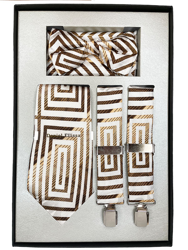 Bronze Men's Accessory Collection Box 4 Piece Set