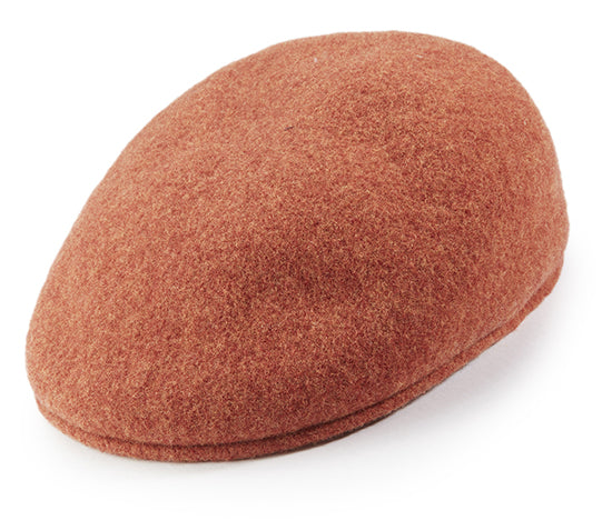 Wool Felt Ivy Cap in Cognac