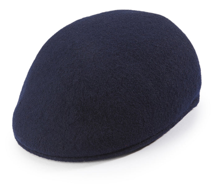 Wool Felt Ivy Cap in Navy