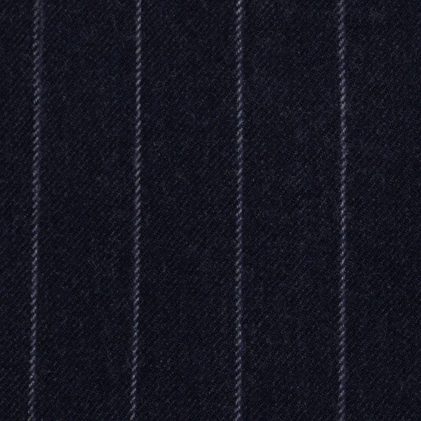Men's Modern Fit Wool Suit Pinstripe Dark Navy