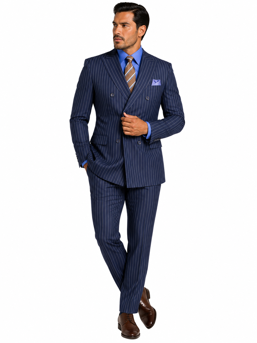 Pinstripe Suit