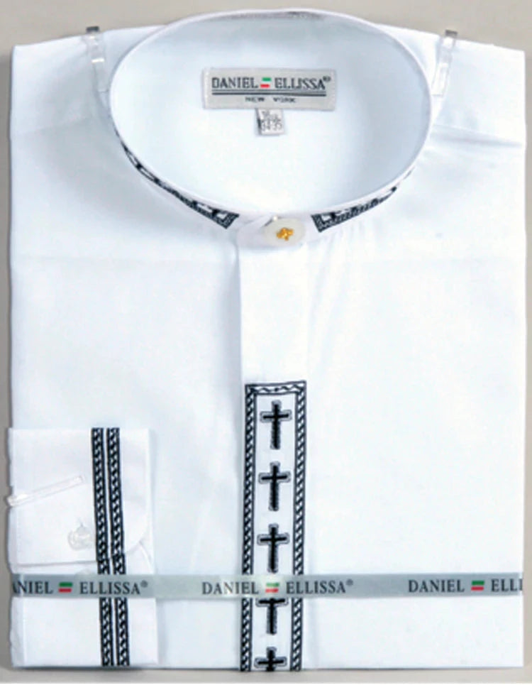 Banded Collar Shirt