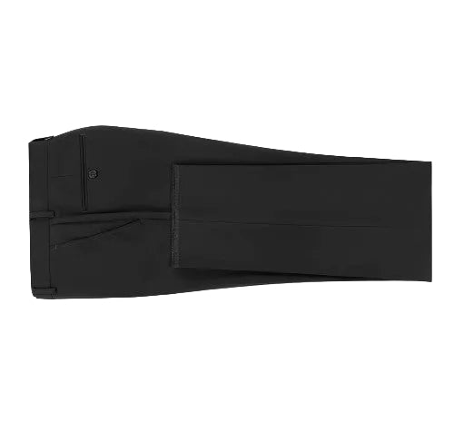 Vanderbilt Collection - Black Regular Fit Dress Pants