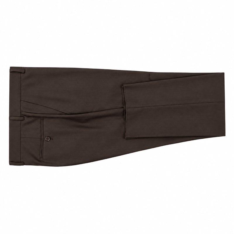 Vanderbilt Collection - Brown Regular Fit Dress Pants