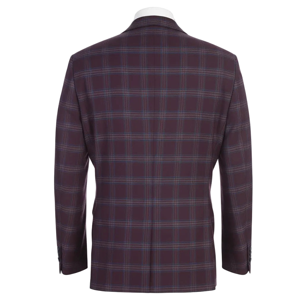 Plaid jacket on a white background