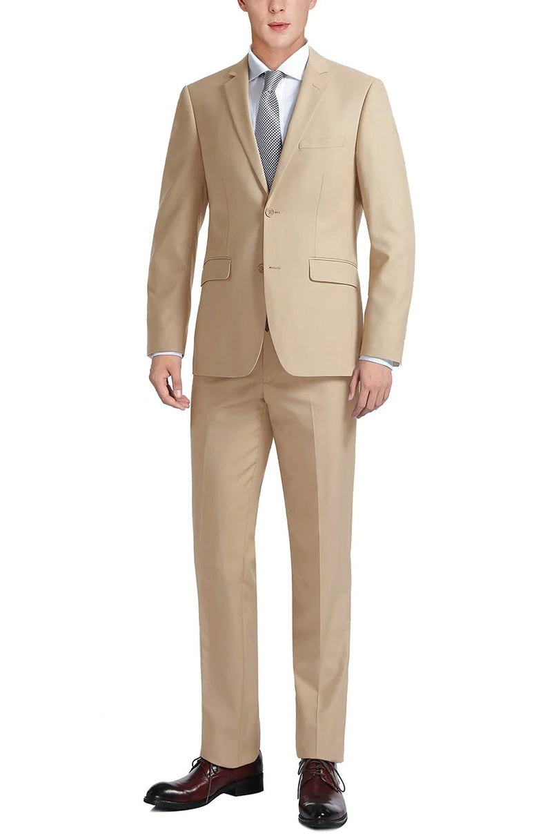 Vanderbilt Collection - Classic 2 Piece Suit 2 Buttons Regular Fit In