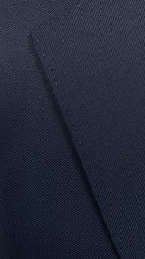 Bevagna Collection - Blue 100% Virgin Wool Regular Fit Pick Stitched 2 Piece Suit