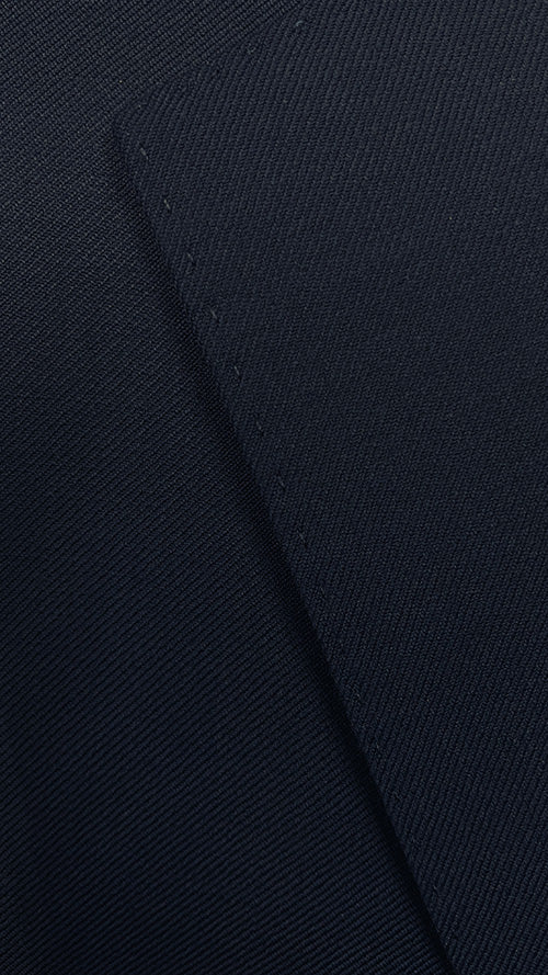 Bevagna Collection - Navy 100% Virgin Wool Regular Fit Pick Stitched 2 Piece Suit