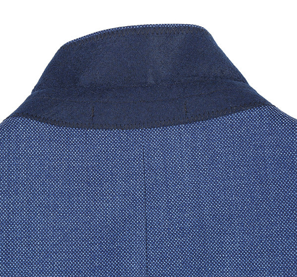 Classic Regular Fit 2 Piece Wool Dress Suit in Blue