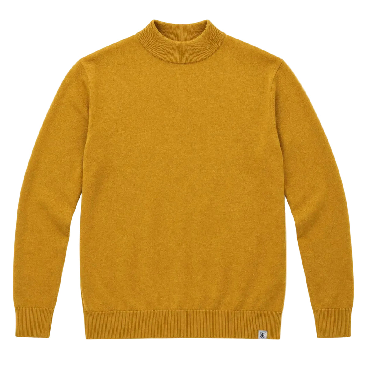 Stacy Adams - Men’s Mock Knit Gold Sweater