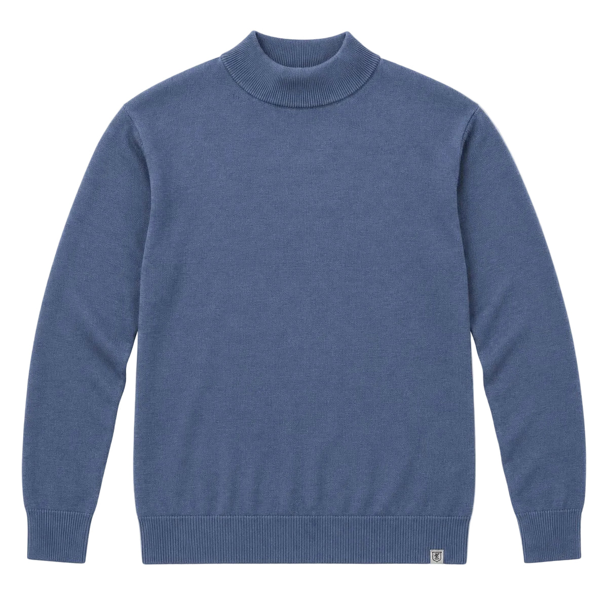 Stacy Adams - Men’s Mock Knit Indigo Sweater