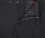 Vanderbilt Collection - Classic 2 Piece Suit 2 Buttons Regular Fit In Black