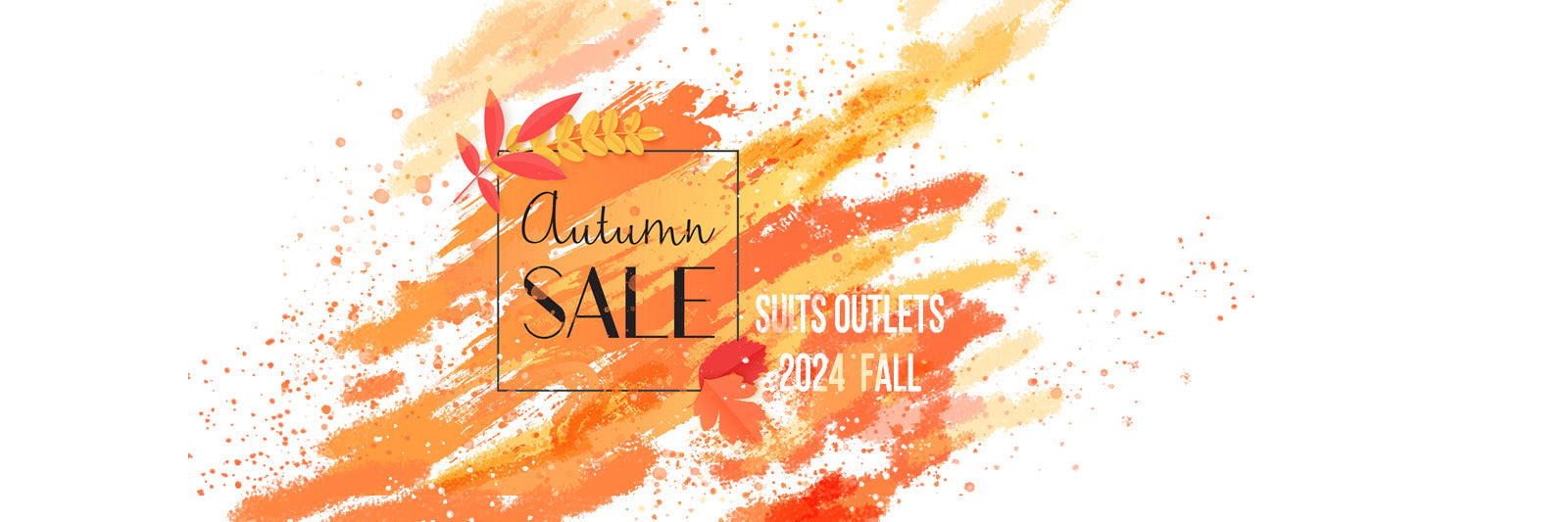 fall 2024 desktop suit sale banner