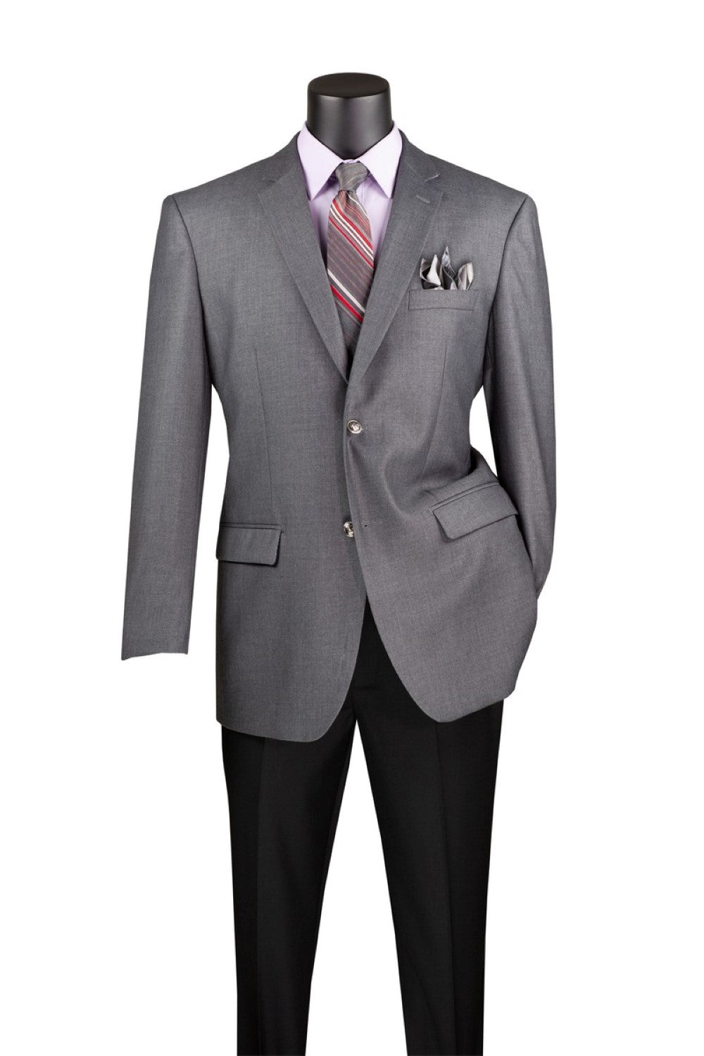 Regular Fit Blazer 2 Button in Medium Gray
