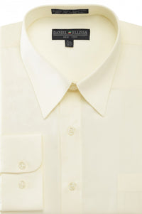 Basic Dress Shirt Convertible Cuff Regular Fit in Ivory