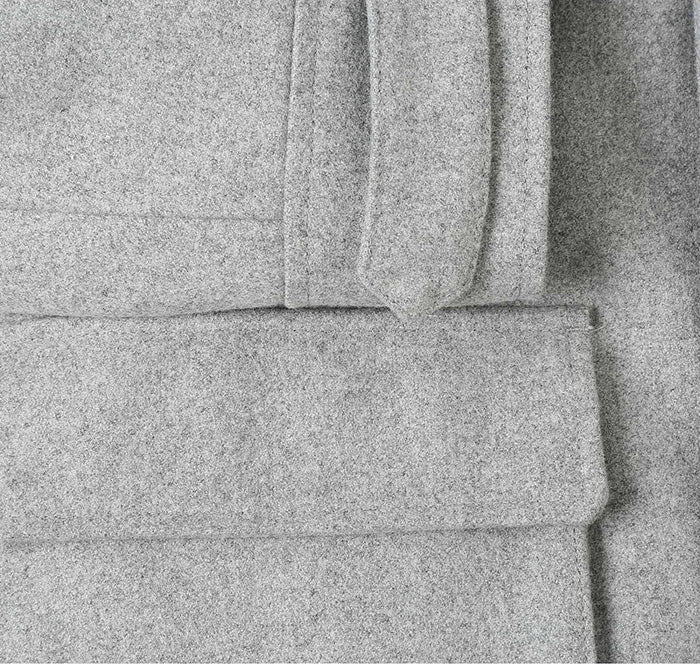 English Laundry Gray Slim Fit Wool Blend Short Coat