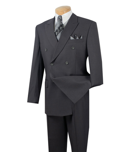 Executive 2 Piece Regular Fit Suit Color Heather Gray main image 0