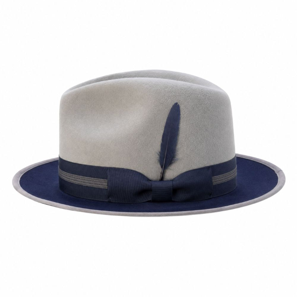 Chapeau noir en feutre de laine à bord large de 2 ½" 
