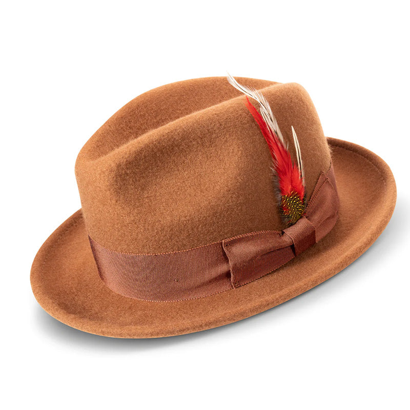 Saddle 2 ¼" Brim Beaver Look Felt Hat