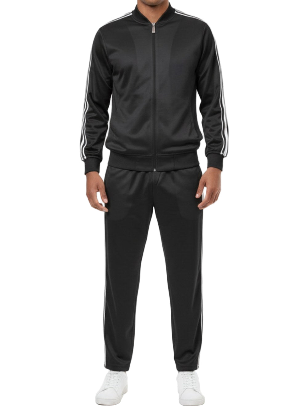 Men's Casual Jogging Set 2 Piece in Black