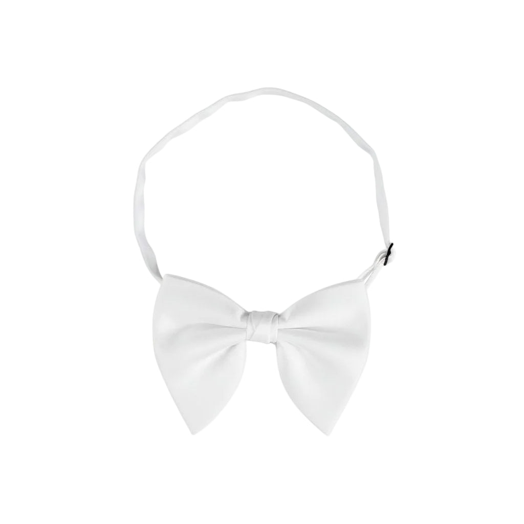 White Butterfly Bow Tie