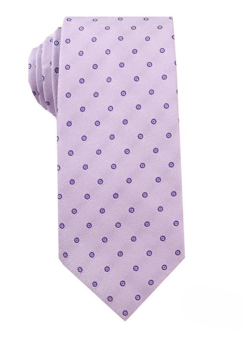Lavender Polka Dot Tie
