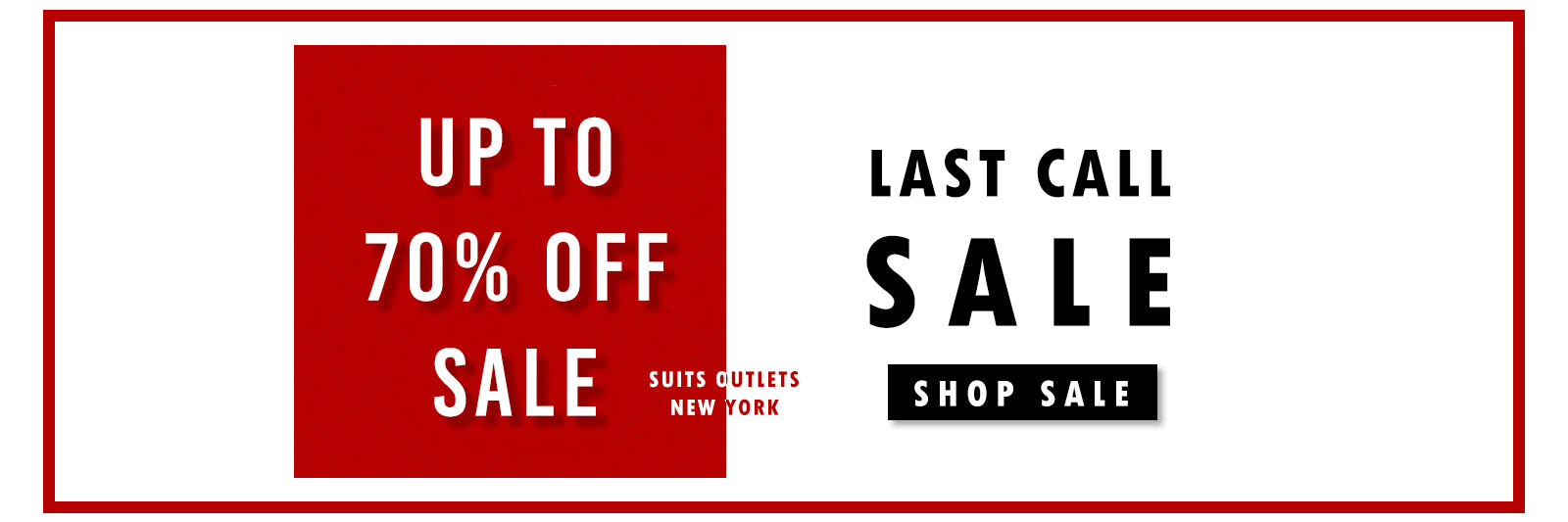 last call sale men's suits