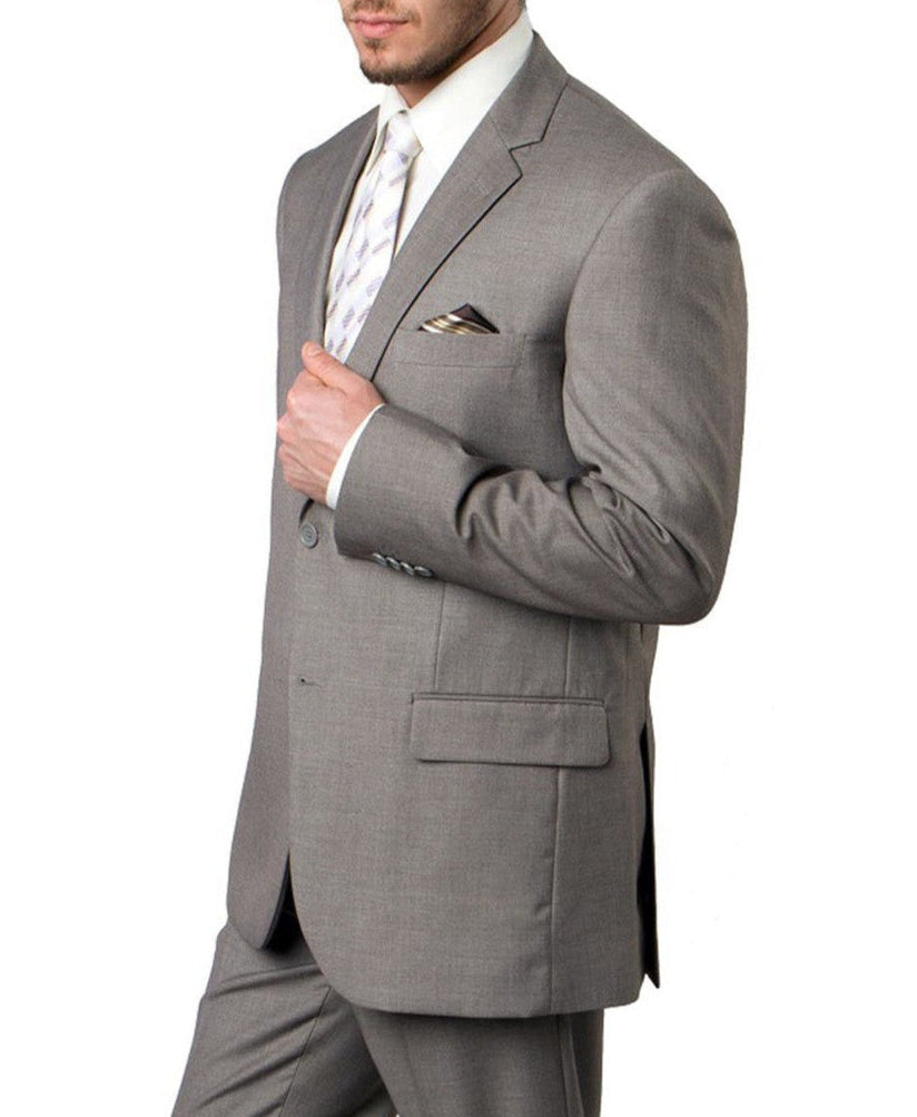 Bacchus Collection - Modern Fit Suit 2 Button 2 Piece in Sand
