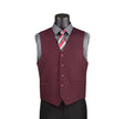 Slim Fit Single Breasted 5 Button Vest Navy OV-900