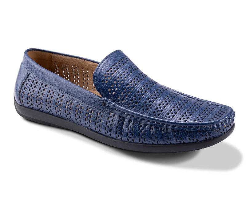 Navy Lightweight Casual Ventilated Driving Loafer