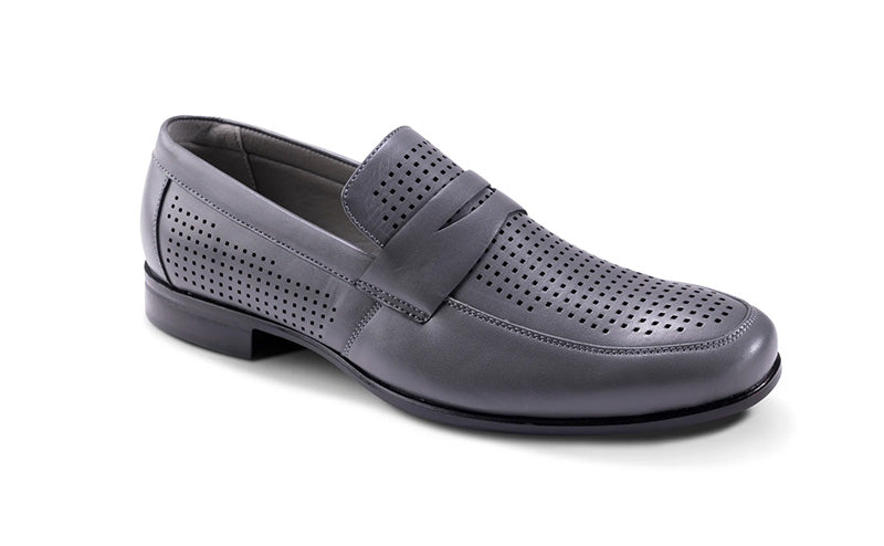 Gray Casual Summer Loafer