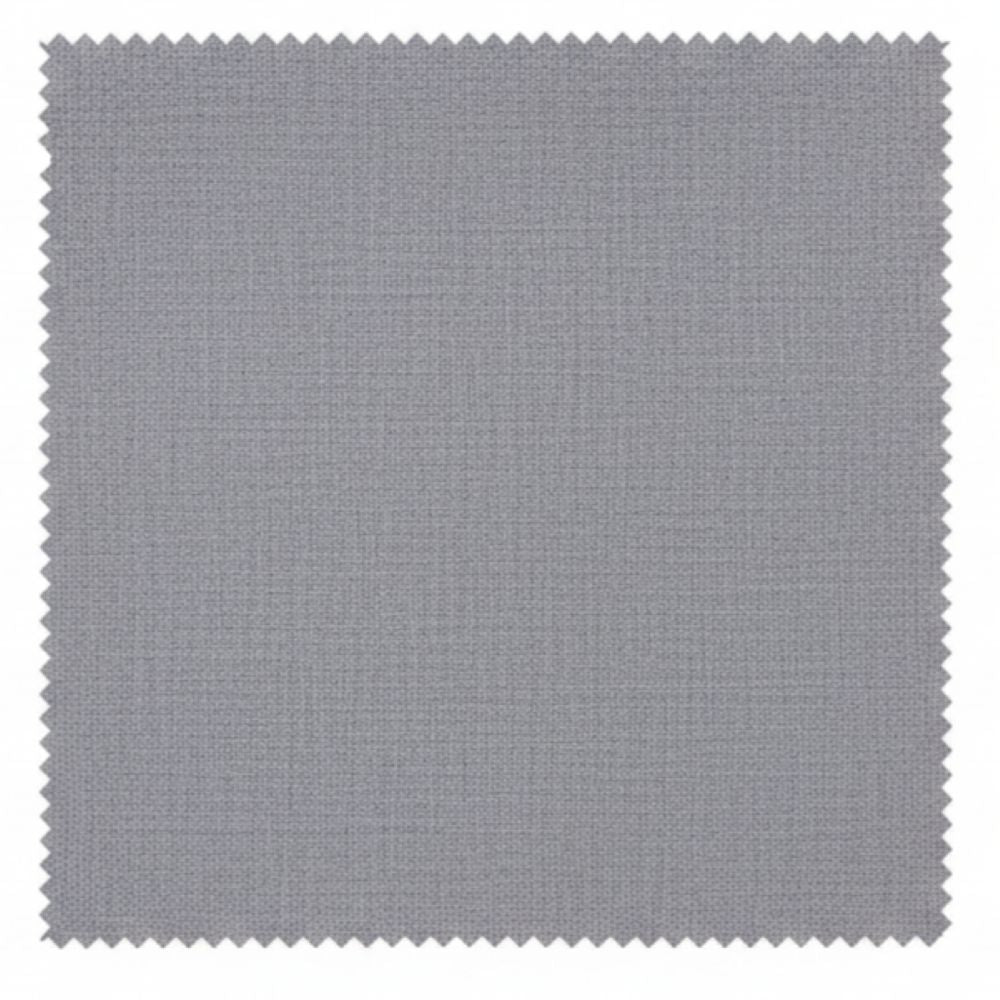 Solid light gray Renoir Vanderbilt Collection Classic 2 Piece Suit, 2 buttons, regular fit.