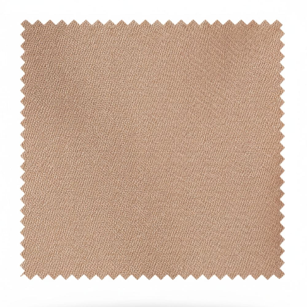 Mocha fabric swatch on a white background