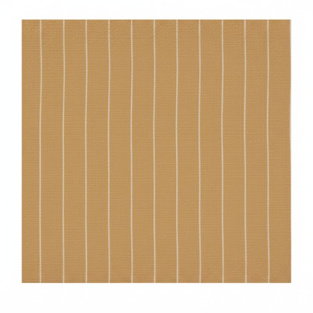 Textured brown fabric with vertical stripes on a white background