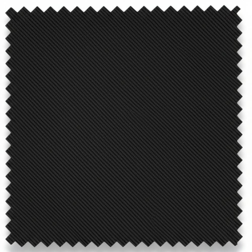 Black textured fabric swatch