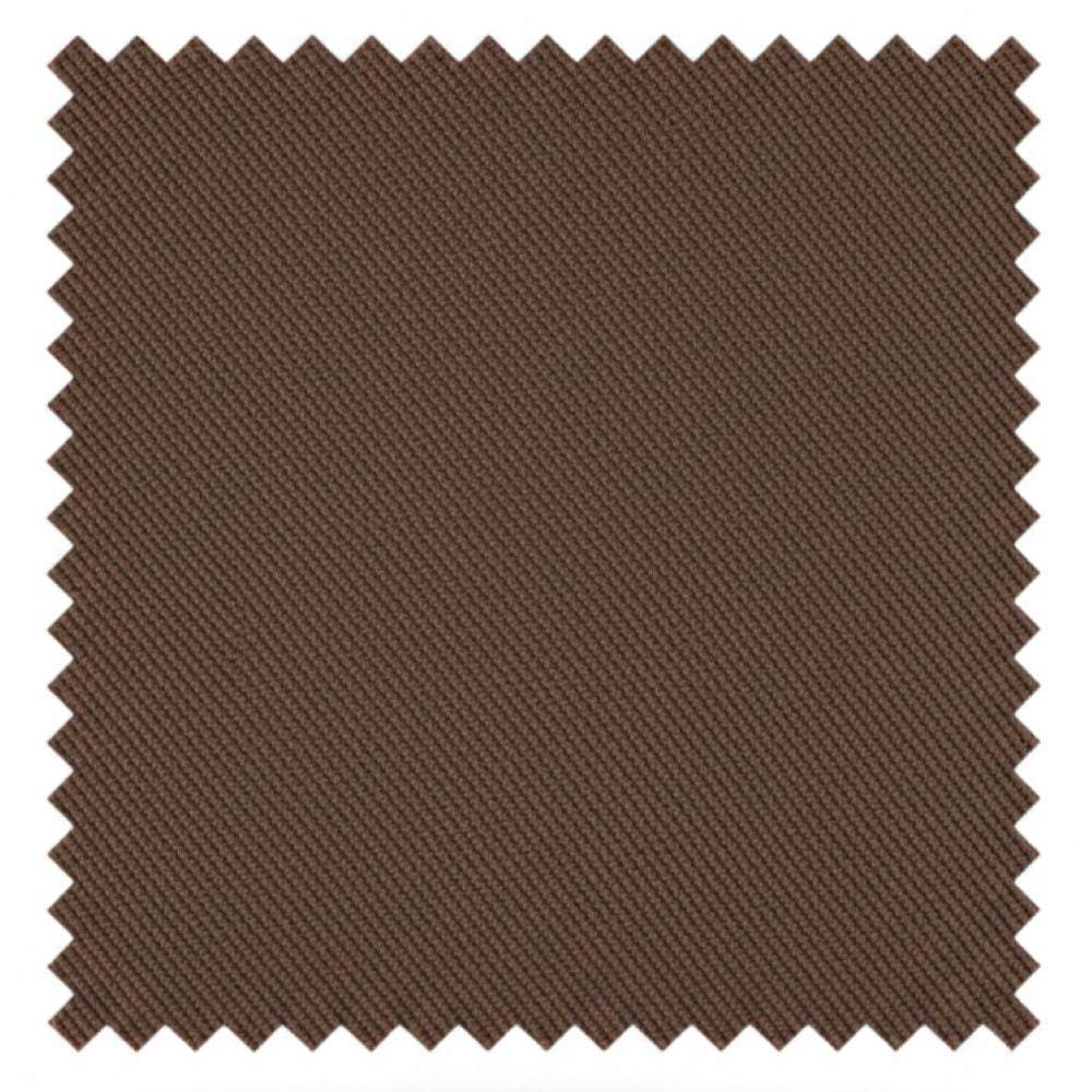 Brown fabric swatch with a subtle pattern on a white background