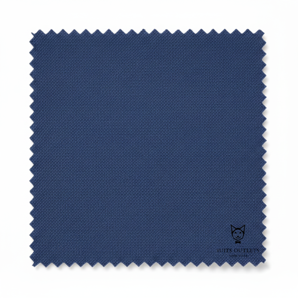 Solid Nola Collection - Twilight Blue Regular Fit 2 Piece Suit with Adjustable Waistband Pants.