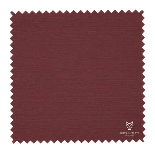 Burgundy suit fabric swatch for men's regular fit Ramses Collection suit