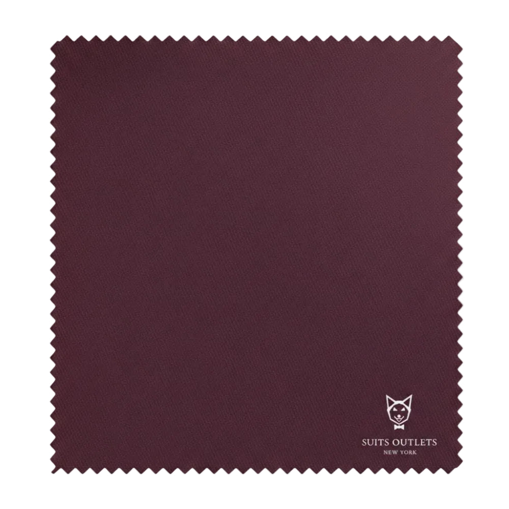 Maroon Modern Fit 2 Piece Suit Textured Solid with Peak Lapel