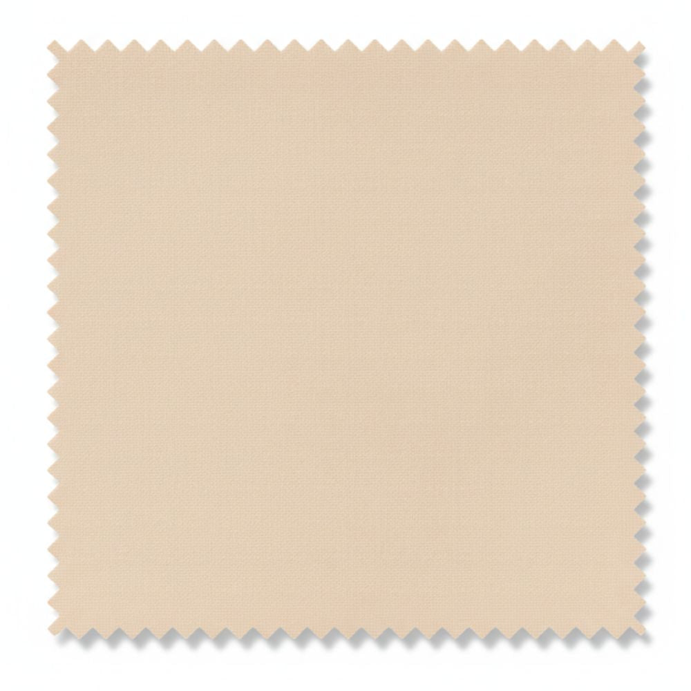Beige fabric swatch with a zigzag pattern on a white background