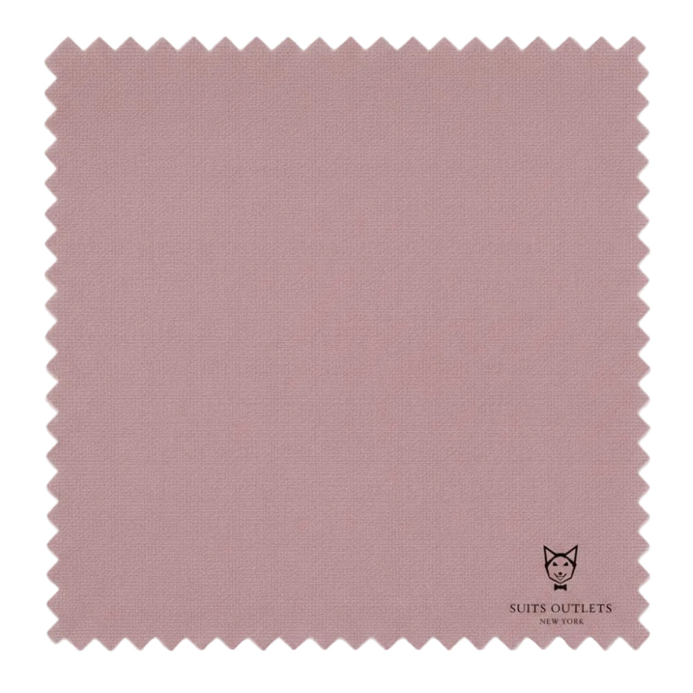 Lilac Slim Fit Double Breasted 2 Piece Suit with Adjustable Waistband