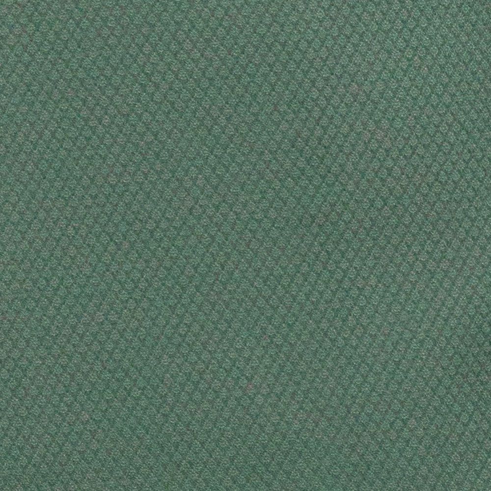 A close-up of a textured fabric swatch in a muted sage green color, showing a fine woven pattern.