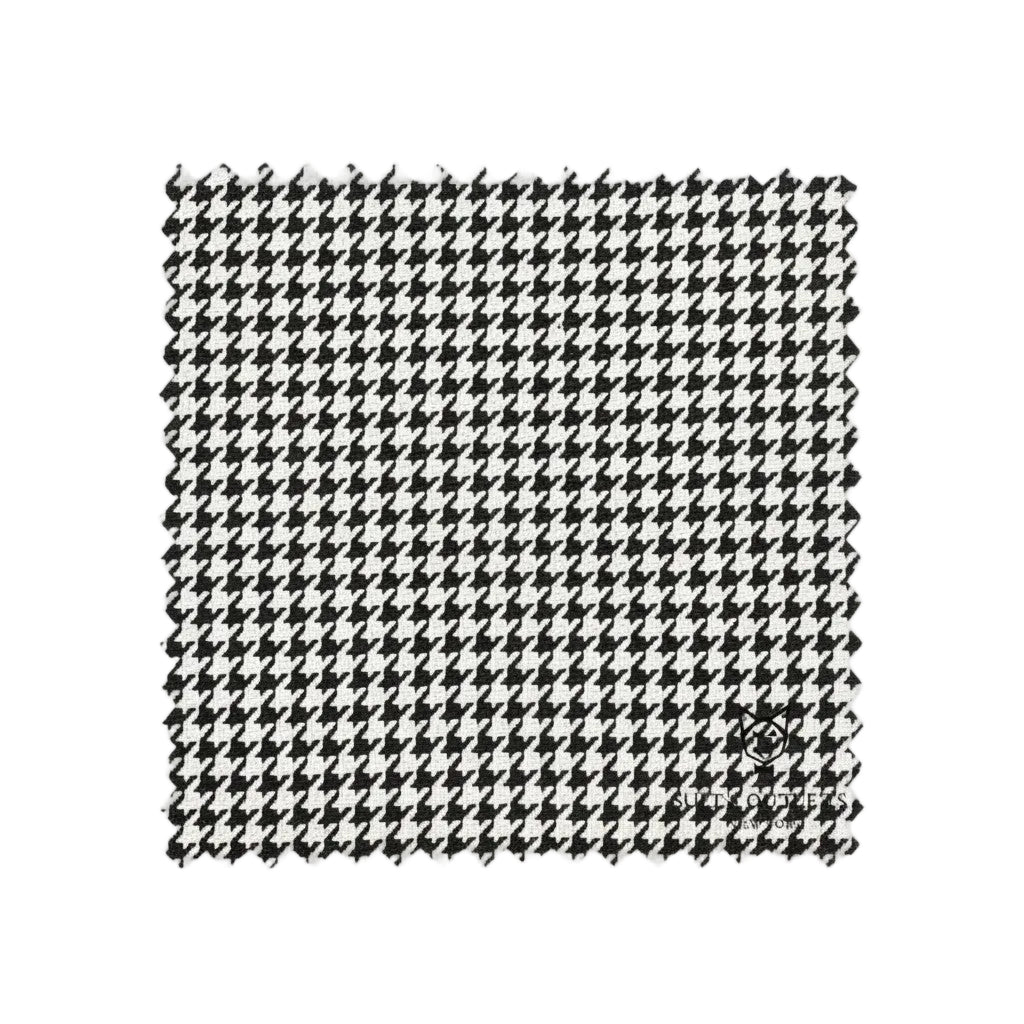 Houndstooth pattern on a white background