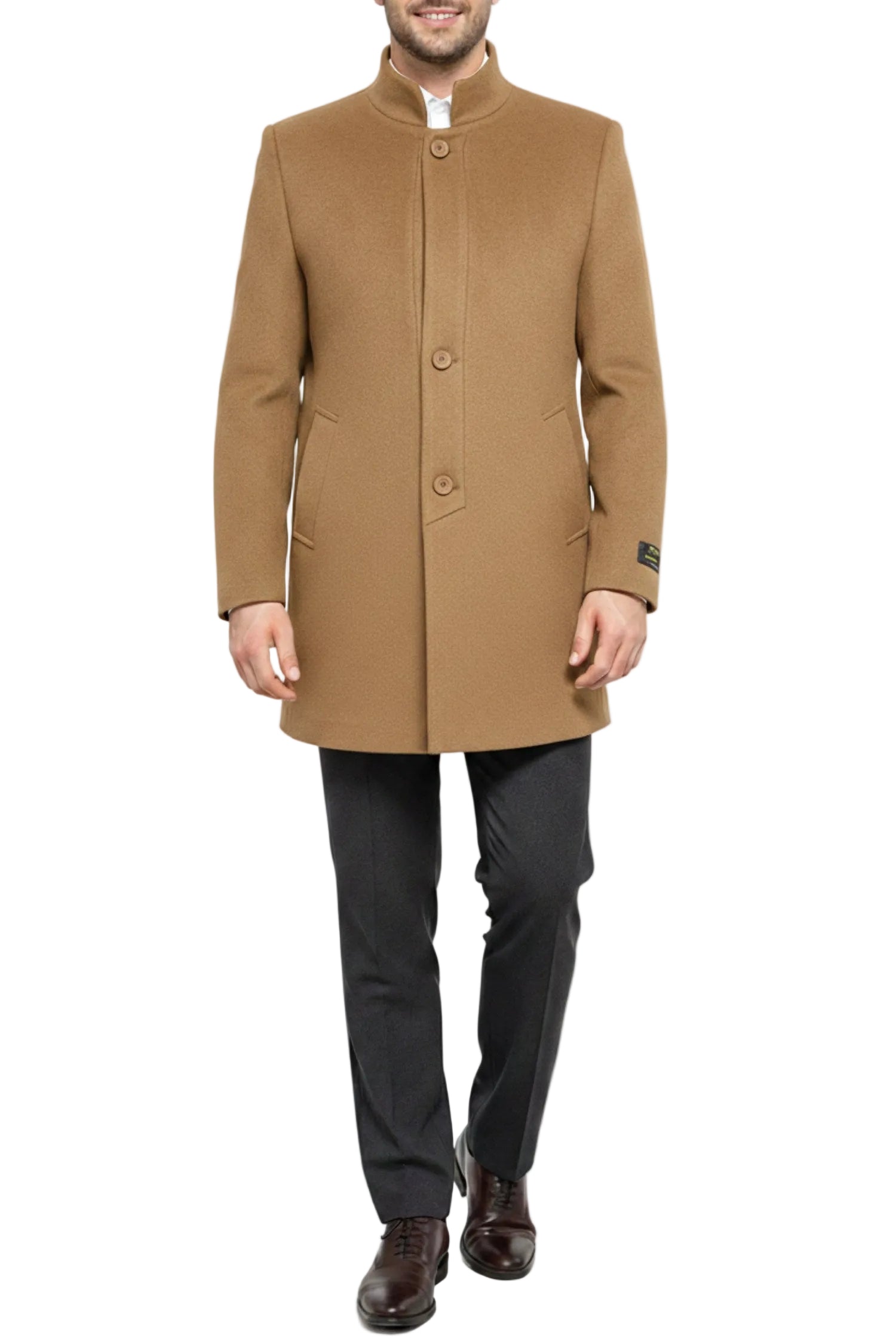 Wool and Cashmere Top coat in Camel
