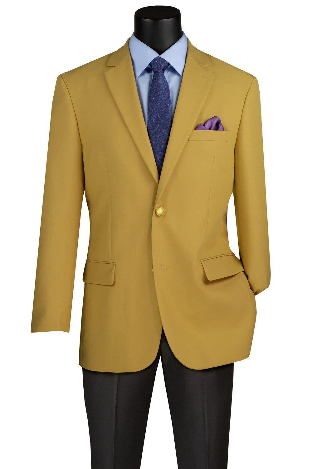 Men's Gold Regular Fit Everyday Blazer
