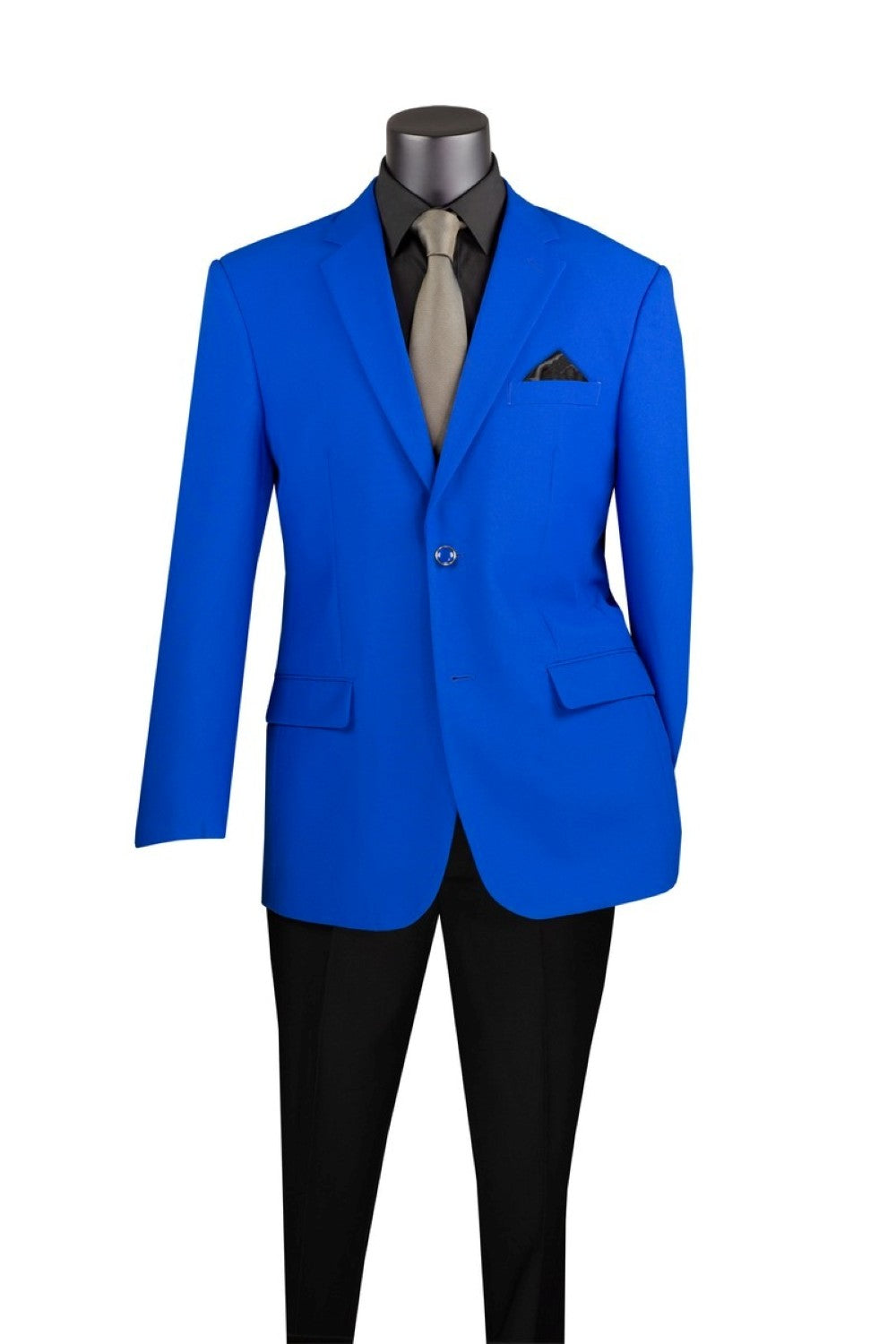 Men's Royal Blue Regular Fit Everyday Blazer
