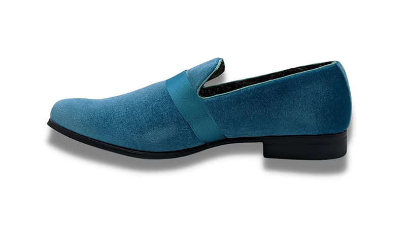 Aqua Solid Velvet Loafer