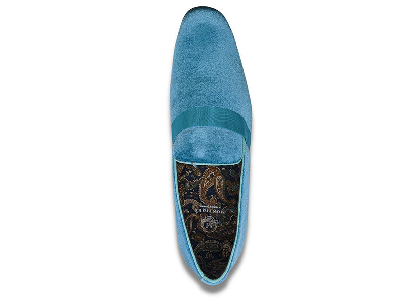 Aqua Solid Velvet Loafer